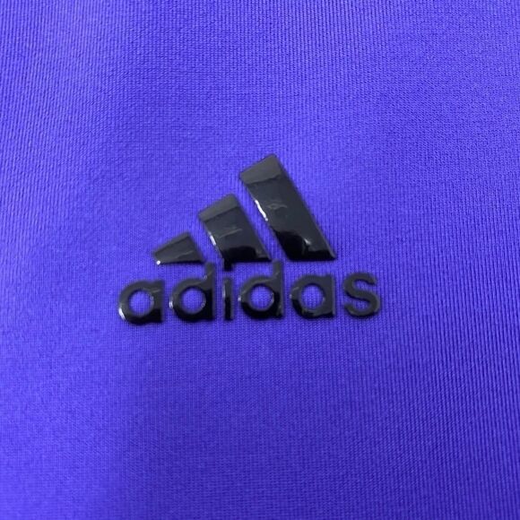 Adidas Climalite Purple/Black V-Neck Top - Picture 11 of 15